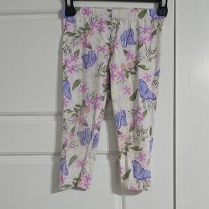 Floral and Butterfly Print Leggings